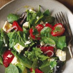 Pickled Feta With Olives And Strawberries Recipe