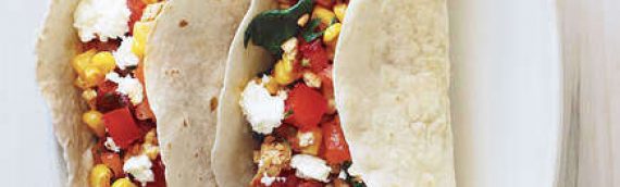 Vegetarian Tacos With Goat Cheese